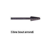 cône bout arrondi