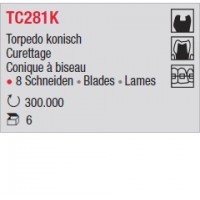 TC281K - Conique à biseau