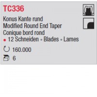 TC336 - Conique bord rond