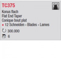 TC375 - Conique bout plat