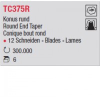 TC375R - Conique bout rond