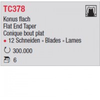 TC378 - Conique bout plat