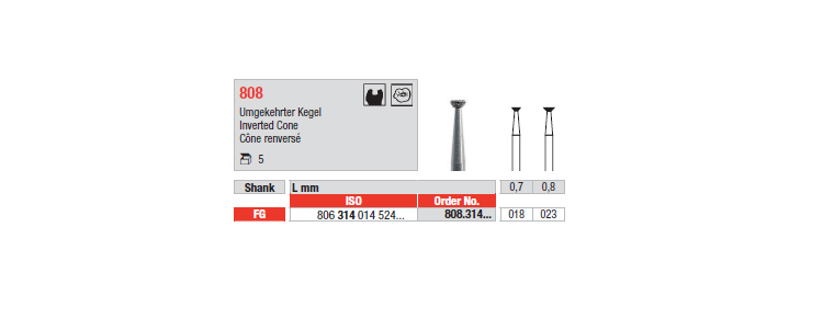 808 - Cône renversé