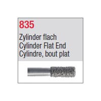 835 - Cylindre, bout plat
