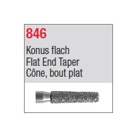 846 - Cône, bout plat