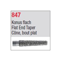847 - Cône, bout plat