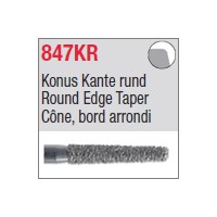 847KR - Cône, bord arrondi