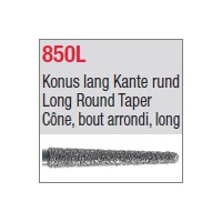 850L - Cône, bout arrondi, long