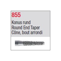 855 - Cône, bout arrondi