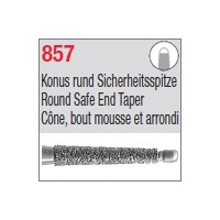 857 - Cône, bout mousse et arrondi