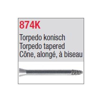 874K - Cône, alongé, à biseau