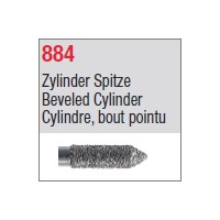 884 - Cylindre, bout pointu