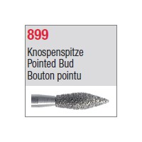 899 - Bouton pointu
