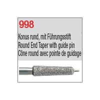 998 - Cône round avec pointe de guidage