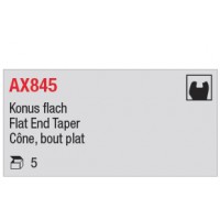 AX845 - cône, bout plat
