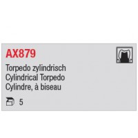 AX879 - cylindre long, à biseau
