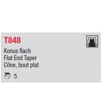 T848 - cône moyen, bout plat