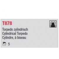 T878 - cylindre court, à biseau