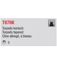 T878K - cône moyen, à biseau
