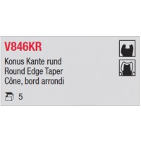 V846KR - Cône, bord arrondi