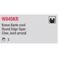 W845KR - Cône, bord arrondi