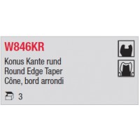 W846KR - Cône, bord arrondi