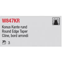 W847KR - Cône, bord arrondi