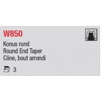 W850 - Cône, bout arrondi