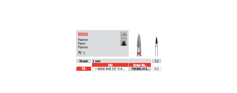 W860 - Flamme