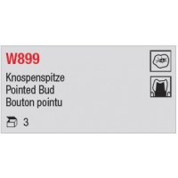 W899 - Bouton pointu
