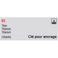 Clés pour ancrage