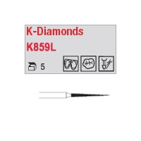 K859L - cône long, pointu