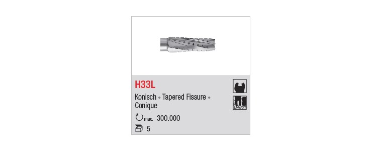 H33L - denture croisée longue