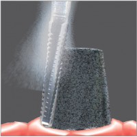 travail en bouche des piliers en titane