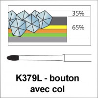 K379L - bouton avec col