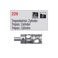 229 Trépan, cylindre