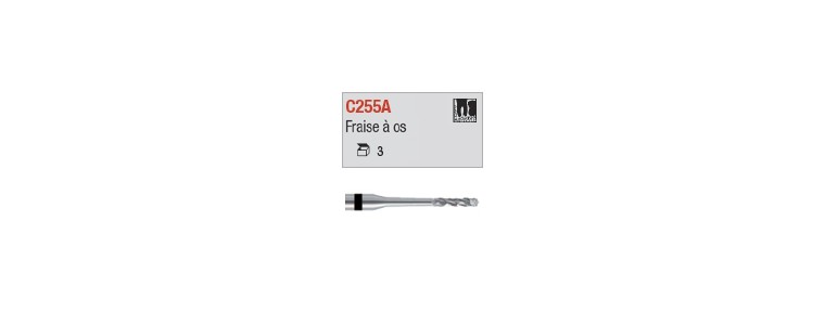 C255A - Fraise à os