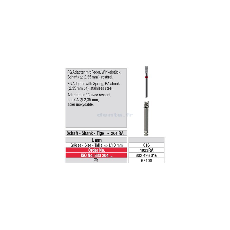 Adaptateur FG - 4023RA