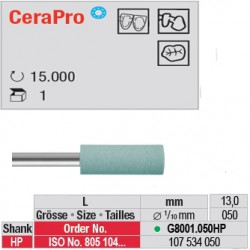 Fraise CeraPro cylindre (gros grain) - G8001.050HP