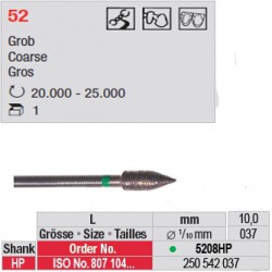 Fraise diamantée dans la masse grenade (gros grain) - 5208HP