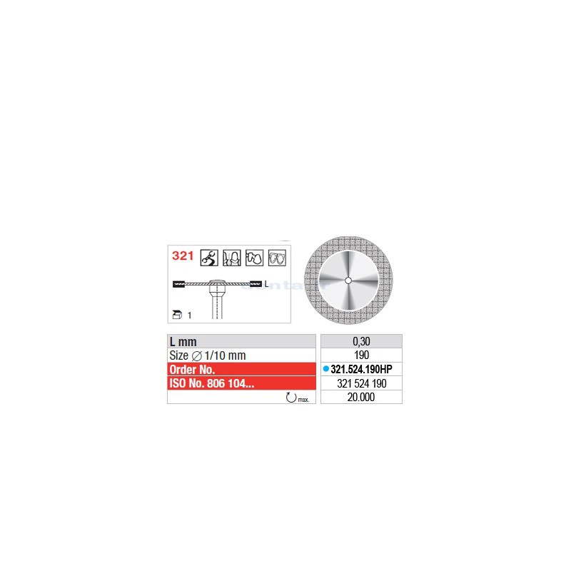 Disque diamanté FLEX - 321.524.190HP