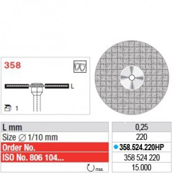 Disque diamanté SUPERFLEX - 358.524.220HP