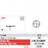 Disque diamanté SUPERFLEX (fin) - 361.514.080HP