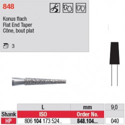 Diamant PM cône bout plat - 848.104.040