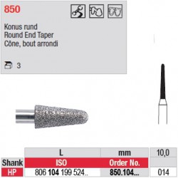 Diamant PM cône bout arrondi - 850.104.014