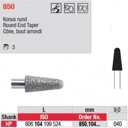 Diamant PM cône bout arrondi - 850.104.040