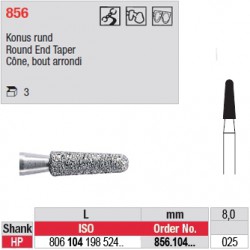 Diamant PM cône bout arrondi - 856.104.025