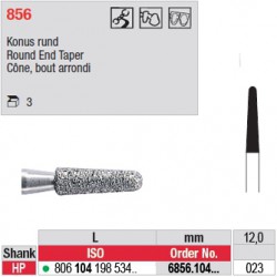 Diamant PM cône bout arrondi (gros grain) - 6856.104.023