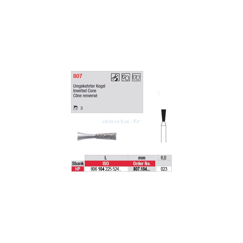 Diamant PM cône renversé - 807.104.023