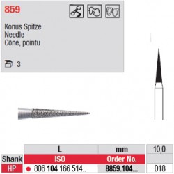 Diamant PM cône pointu (grain fin) - 8859.104.018